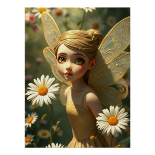 Poster Springs Fairy Art