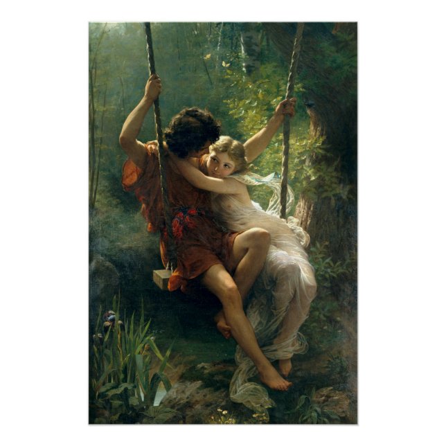 Poster Springtime by Pierre Auguste Cot (Devant)