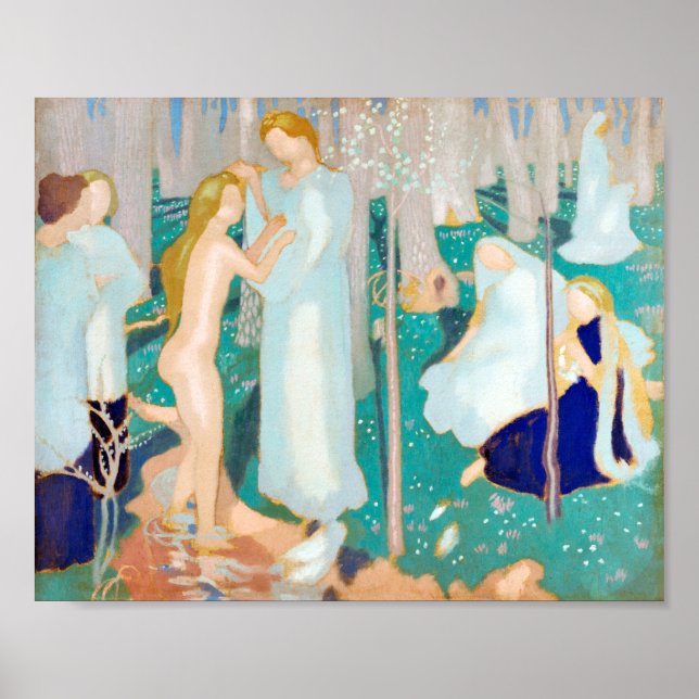 Poster Springtime, Maurice Denis (Devant)