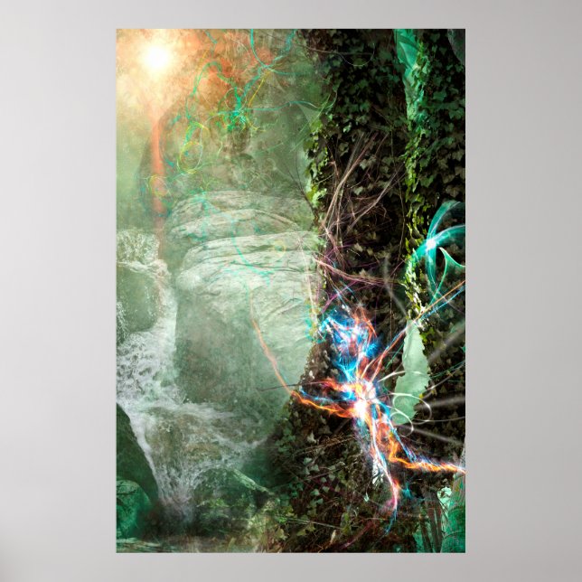 POSTER SPRITE ÉLÉMENTAIRE DES FORÊTS PROFONDES (Devant)
