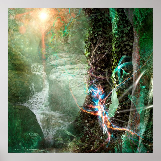 POSTER SPRITE ÉLÉMENTAIRE DES FORÊTS PROFONDES (Devant)