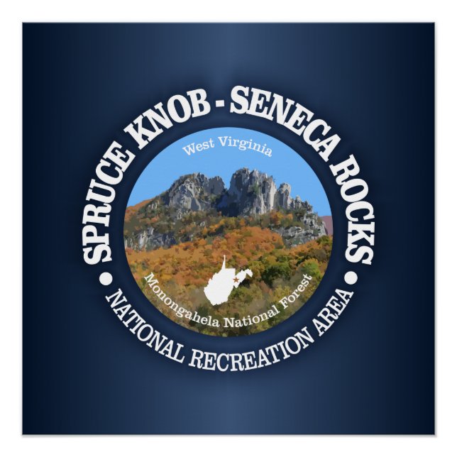 Poster Spruce Knob - Seneca Rocks NRA (Devant)