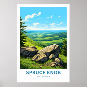 Poster Spruce Knob West virginia Voyage Imprimer
