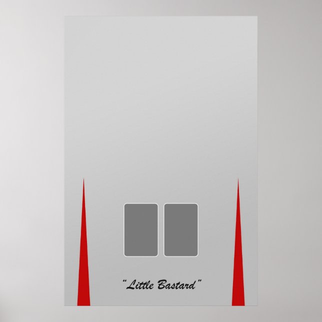 Poster Spyder Porsche 550 (Devant)