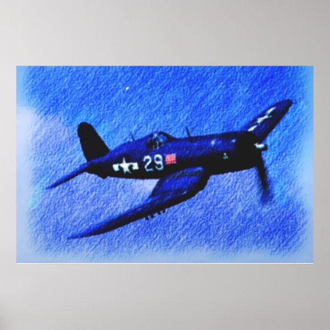 POSTER SQUADRON DE SHEEP NOIR DE LA SECONDE GUERRE MONDIA (Devant)