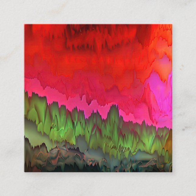 Poster Square Business Card (Front)
