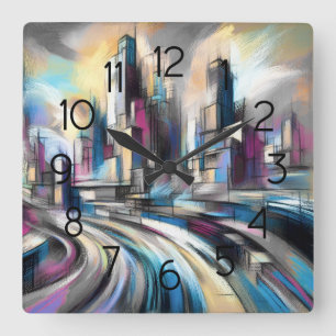 Poster Square Wall Clock