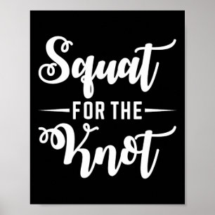 Poster Squat Pour Le Travail De La Salle De Fitness Maria