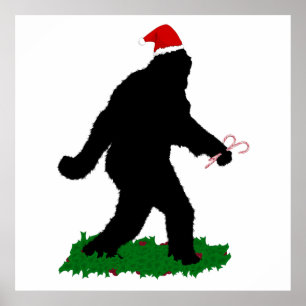 Poster Squatchine de Noël'