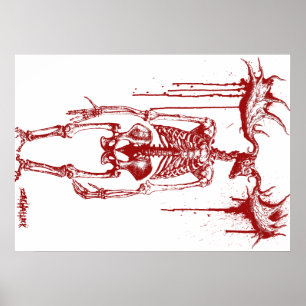 Poster Squelette #2 de Wendigo