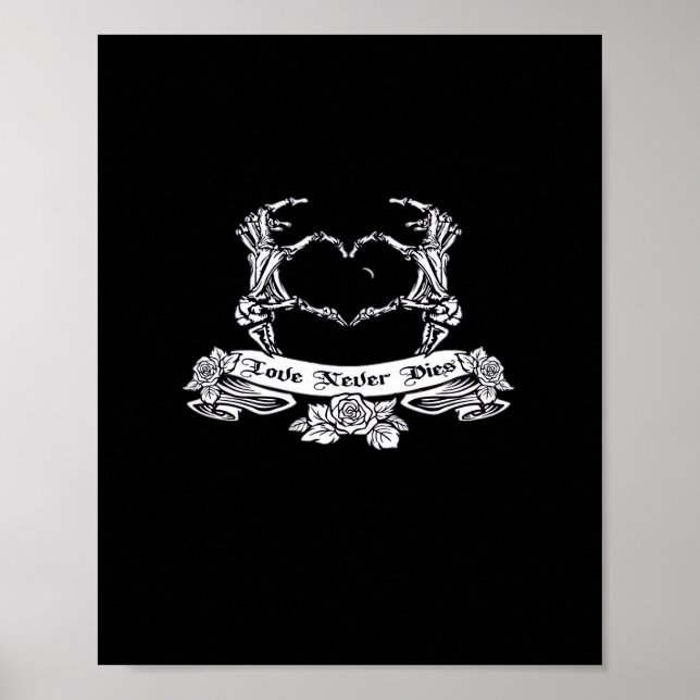 Poster Squelette Conception manuelle (Devant)