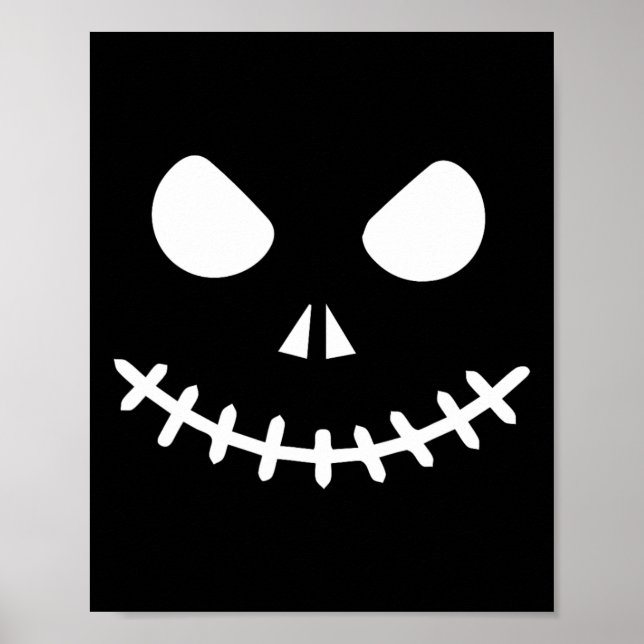 Poster Squelette Halloween  (Devant)