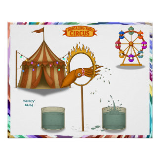 Poster Squirty squid