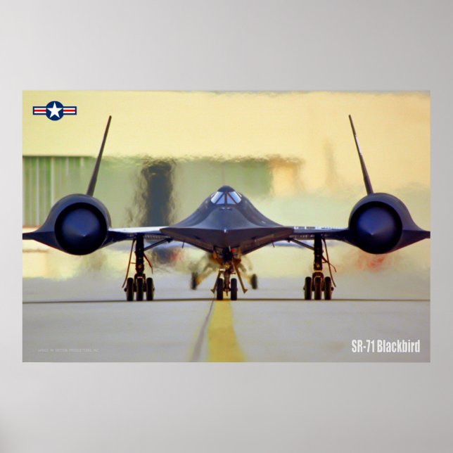 POSTER SR-71 BLACKBIRD (Devant)