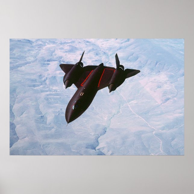 Poster SR-71 Blackbird (Devant)