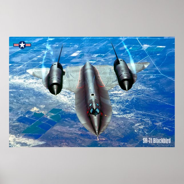 POSTER SR-71 BLACKBIRD (Devant)