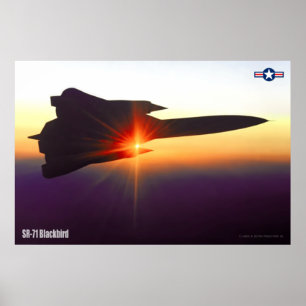 POSTER SR-71 BLACKBIRD