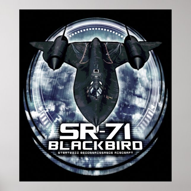 Poster SR-71 Blackbird (Devant)