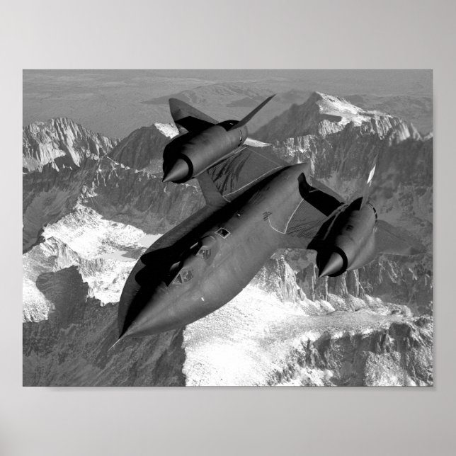 Poster SR-71 Blackbird Flying (Devant)