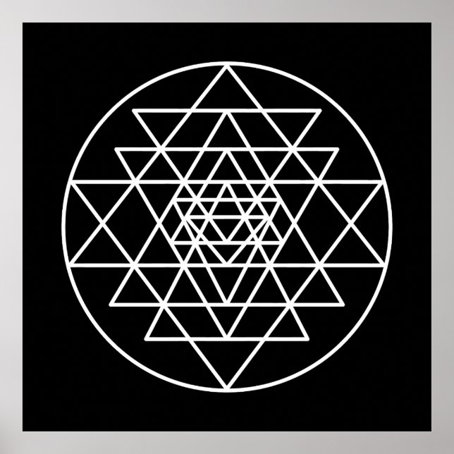 Poster Sri Yantra (Devant)