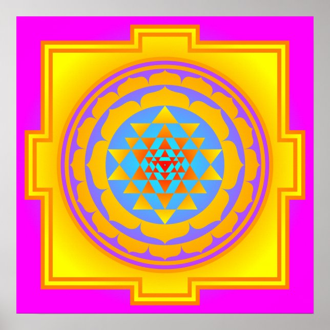 Poster Sri Yantra (Devant)