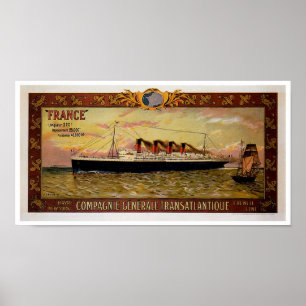 Poster ss France of 1912