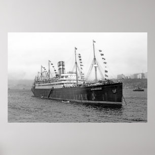 Poster SS Nieuw Amsterdam