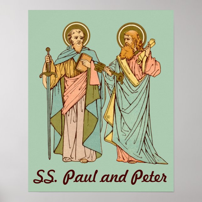 Poster SS. Paul et Pierre, Apôtres (RLS 13 et 14) (Devant)