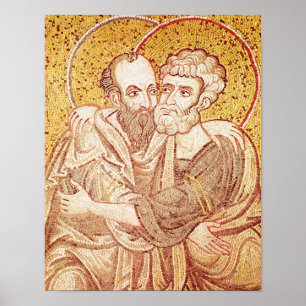 Poster SS. Peter et Paul Embracing