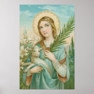 Poster St. Agnes of Rome (MH 01)