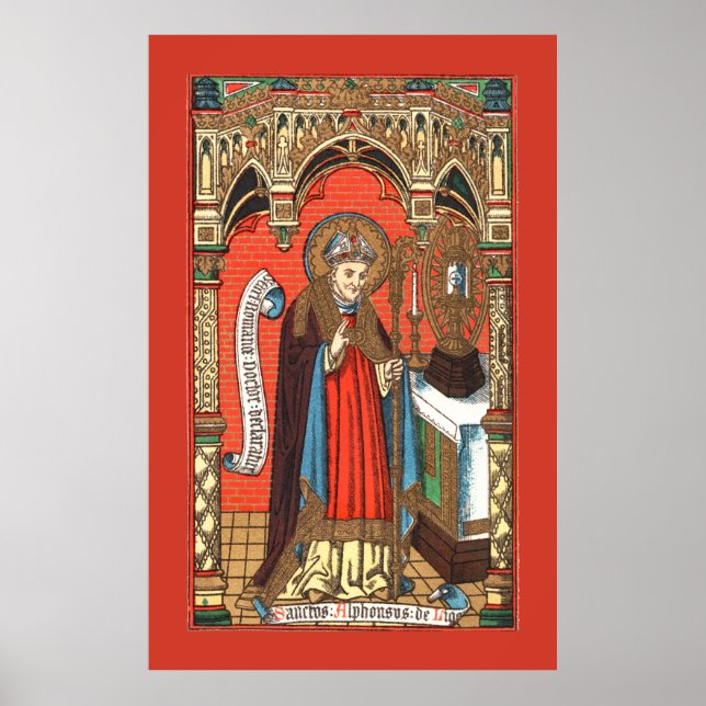 Poster St. Alphonsus Liguori (SAU 039) (Devant)