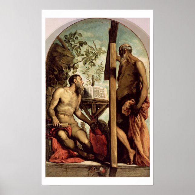 Poster St. Andrew et St. Jerome (Devant)