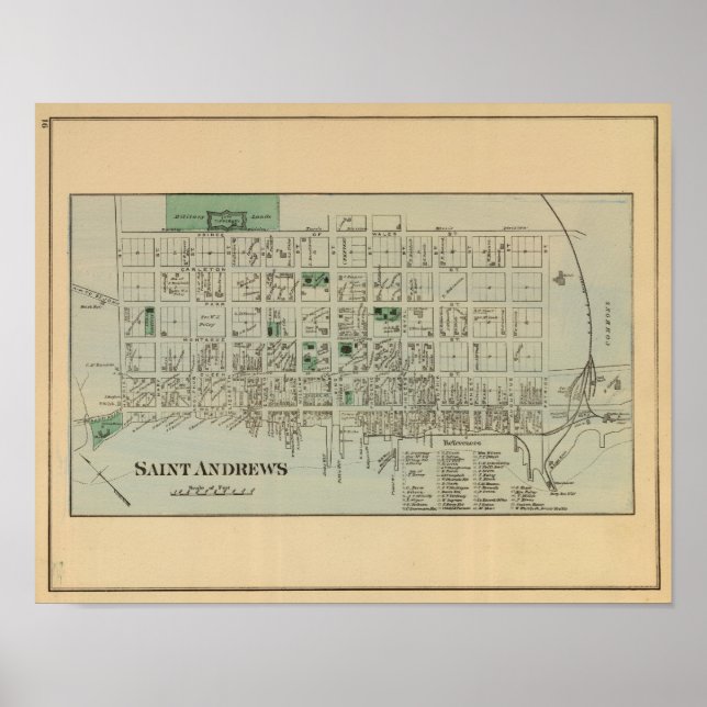 Poster St Andrews NB (Devant)