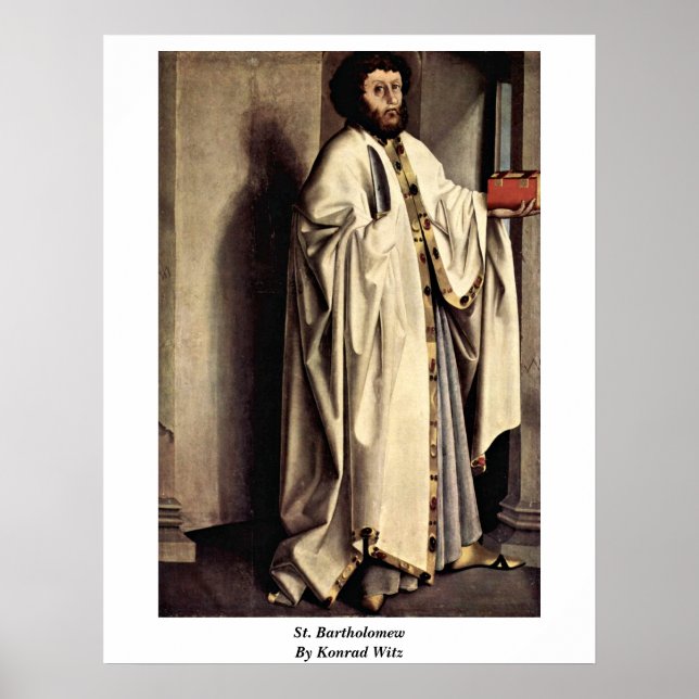 Poster St Bartholomew Par Konrad Witz (Devant)