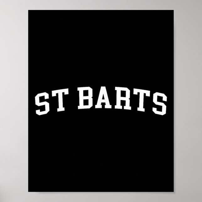 Poster St Barts  (Devant)