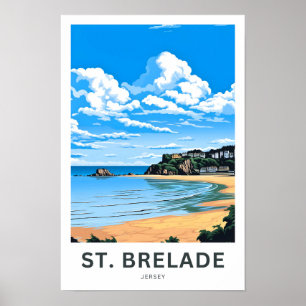 Poster St. Brelade Jersey Travel Imprimer
