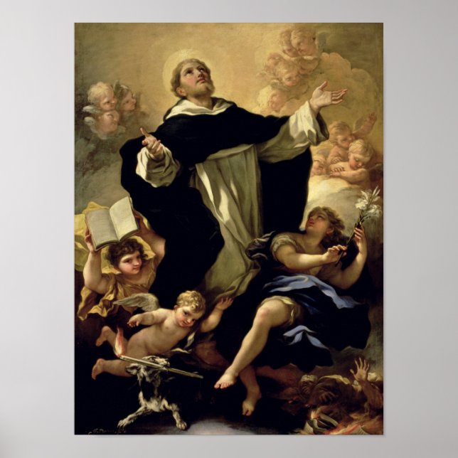 Poster St. Dominic, 1170-1221 (Devant)