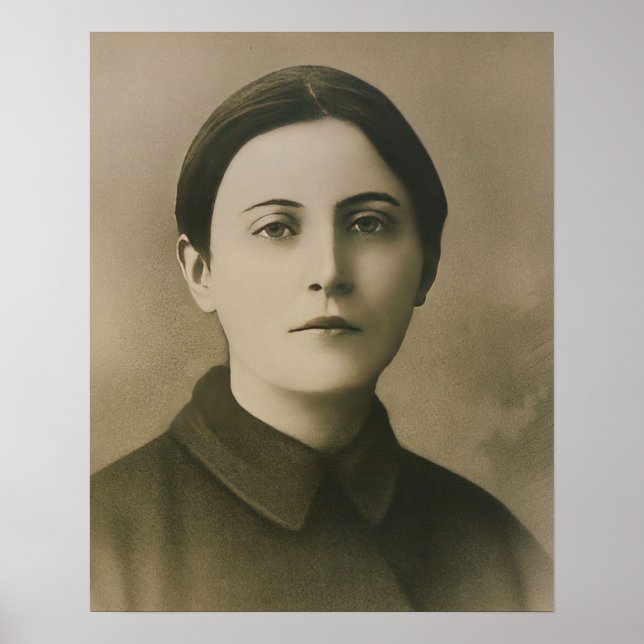 Poster St Gemma Galgani Italien Catholique Saint (Devant)