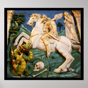 Poster St. George, Dragon et Princesse