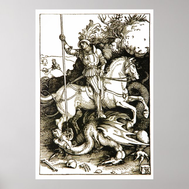 POSTER ST GEORGE ET DRAGON (Devant)