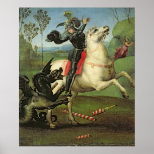 Poster St. George Struggling with the Dragon
