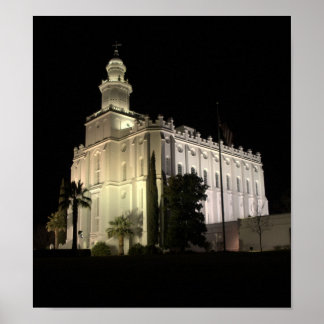 Poster St. George, Utah LDS Temple
