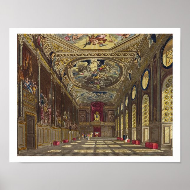 Poster St. George's Hall, Château de Windsor, de "Royal R (Devant)