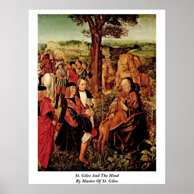 Poster St. Giles Et La Dernière Par Le Maître De St. Gile (Devant)
