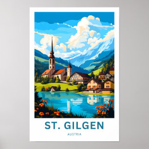 Poster St. Gilgen Autriche Imprimer Voyage