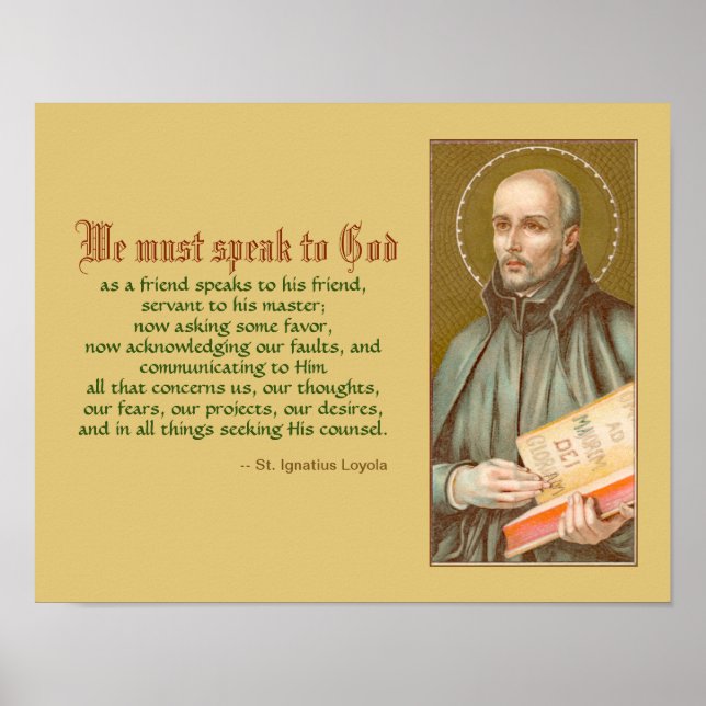 Poster St. Ignatius Loyola (JM 27 ; Citation) (Devant)