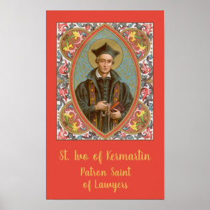 Poster St. Ivo de Kermartin (BK 015)