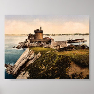Poster St Jean de Luz, Fort Socoa, Pyrénées, Clas France
