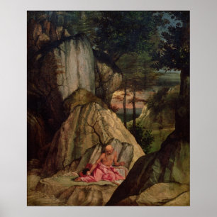 Poster St. Jérôme Méditant dans le désert, 1506