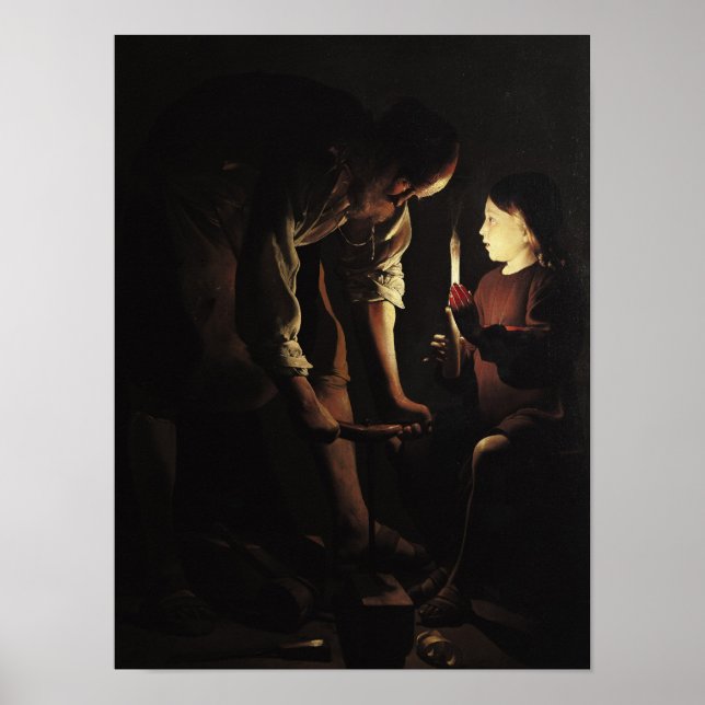 Poster St. Joseph, le charpentier, c.1640 (Devant)